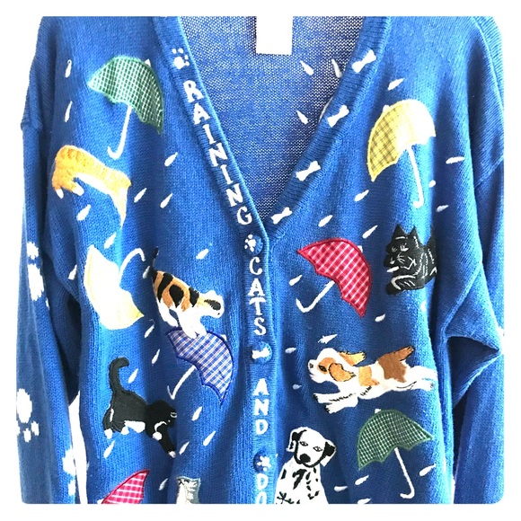 Light Sweater Raining Cats And Dogs 